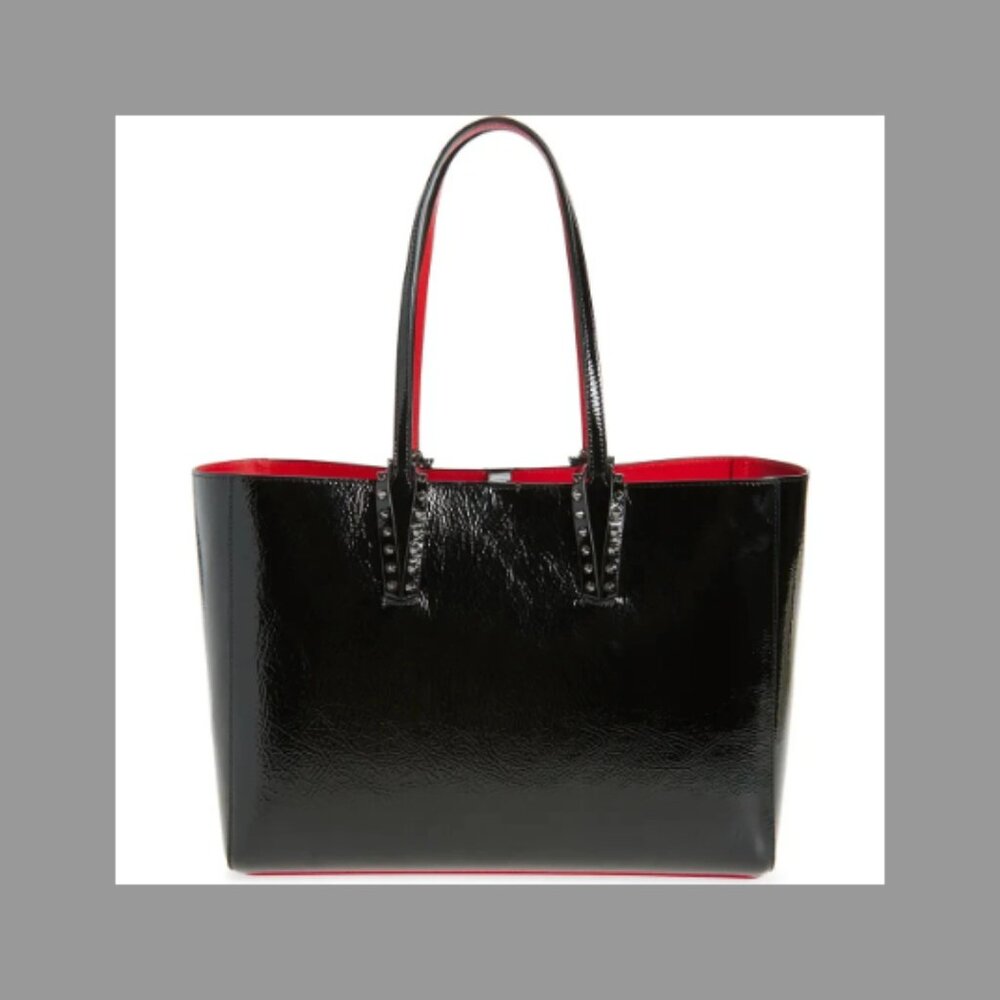 CHRISTIAN LOUBOUTIN CABATA TOTE (Orig. $1990) w/tax BLACK
